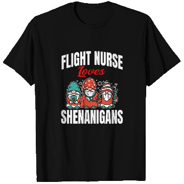 Discover Flight nurses Loves Shenanigans St Patricks Day Costume T-Shirts