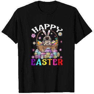 Discover pekingese dog happy easter bunny eggs easter T-Shirts