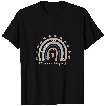 Discover nurses In Progress Nursing School Student Boho Rainbow Cute T-Shirts