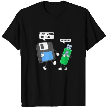 Discover USB Floppy Disk Im Your Father Funny Programmer Engineer T-Shirts