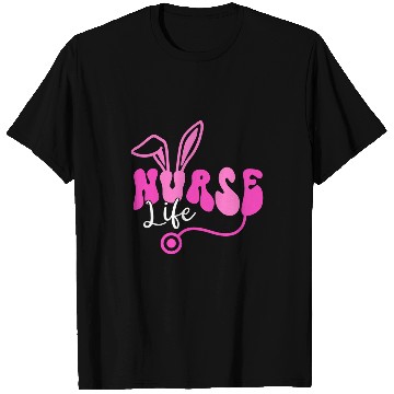 Discover Happy Easter Day nurses Life Stethoscope Nursing Easter Bunny T-Shirts