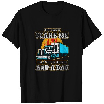 Discover Mens Truck Driver Trucker Dad Father Funny T-Shirts