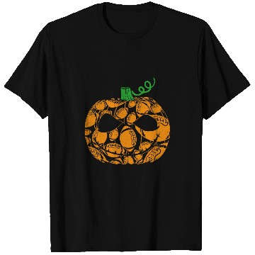 Discover Cool Pumpkin Rugby Lover Halloween Rugby Player T-Shirts