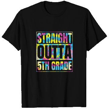 Discover Straight Outta 5th Grade Class Fifth Grade Graduation T-Shirts