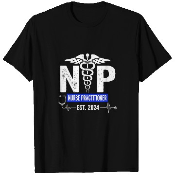 Discover nurses Practitioner Est 2024 Gift Graduation Grad Students T-Shirts