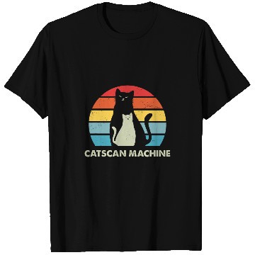 Discover CATscan Machine Cat Lover Funny Kitten Humor 4 T-Shirts