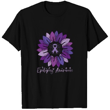 Discover Sunflower Epilepsy Awareness Month T-Shirts