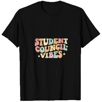 Discover Groovy Student Council Vibes School Student Council T-Shirts