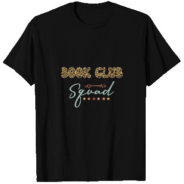 Discover Book Club Squad leopard pattern retro vintages team T-Shirts