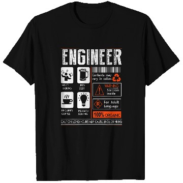Discover Funny Engineer Engineering Student T-Shirts