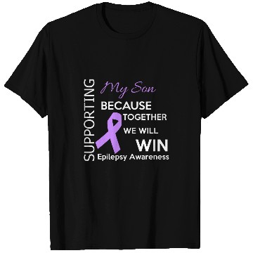 Discover Supporting my Son Epilepsy Awareness T-Shirts