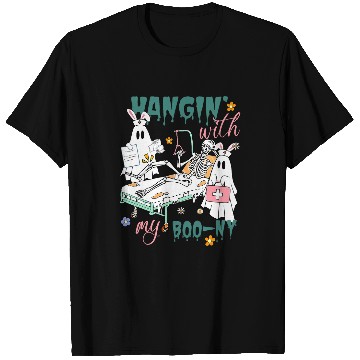 Discover Happy Easter Day Spooky Skeletal Bones Orthopedic nurses T-Shirts