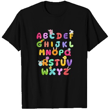 Discover Happy Easter Day Alphabet ABCs Teacher student T-Shirts