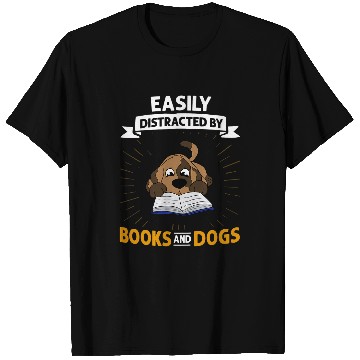 Discover Book Dog Reading Bookworm Librarian Reader T-Shirts