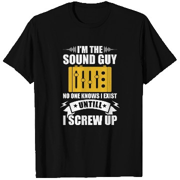 Discover Im The Sound Guy Audio Engineering Producer Crew T-Shirts