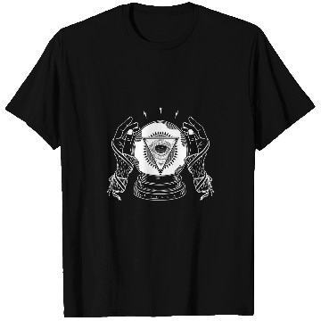 Discover Psychic Crystal Ball Mystic Gypsy Fortune Teller T-Shirts