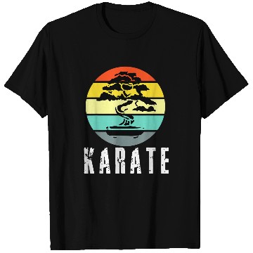 Discover vintages Bonsai Karate Sunset Martial Arts Student T-Shirts