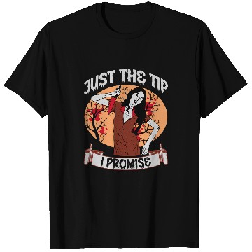 Discover Funny Halloween Zombie nurses Just The Tip T-Shirts