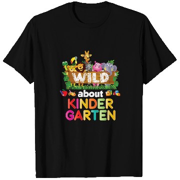 Discover Wild About Kindergarten Teacher Student Back To School Kid T-Shirts
