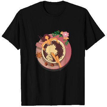 Discover Book Lady Reading and Coffee Lover Lazy Weekend T-Shirts