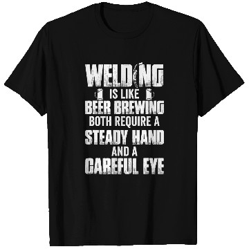 Discover Welder Drinking Beer and Welding Beer Lovers Funny 6 T-Shirts