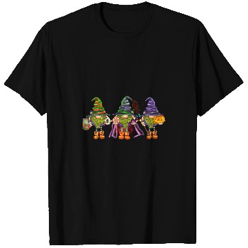 Discover halloween gnomes gnome witch hat hello fall vibes T-Shirts