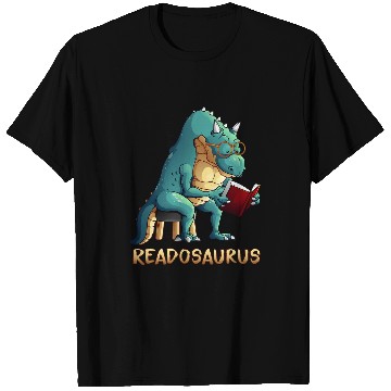 Discover Cool Readosaurus Funny Dinosaur Reading Book Lover Gift T-Shirts