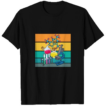 Discover Chemistry laboratory bacteriologist microbiologist T-Shirts
