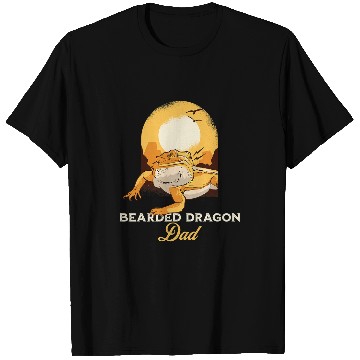 Discover Mens Bearded Dragon Dad Reptile Lizard Lover T-Shirts