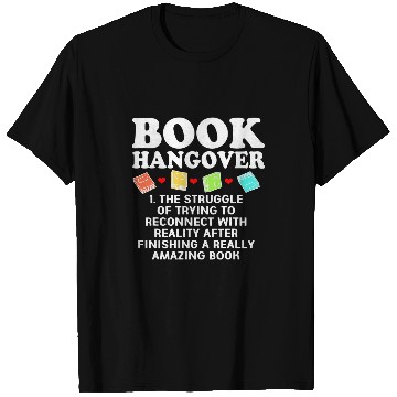 Discover Book Hangover Definition T-Shirts