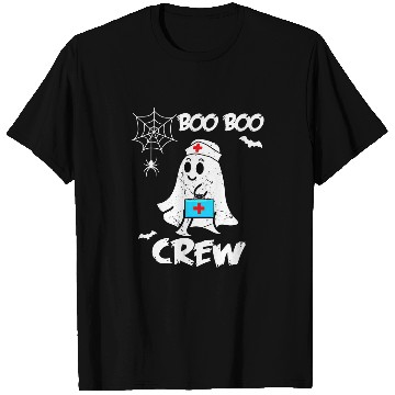 Discover Halloween Boo Boo Crew nurses Funny Women Funny Nursing T-Shirts