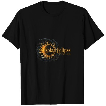 Discover Solar Eclipse Watching Fan Sun Moon October 14 T-Shirts