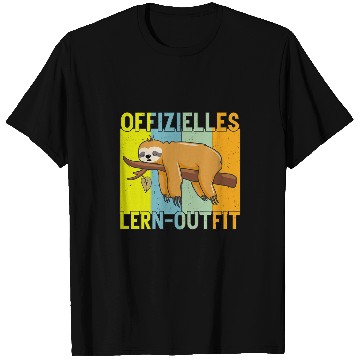 Discover Student Lazy School Learning Lounge Sloth T-Shirts