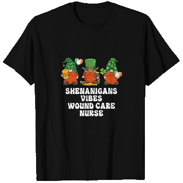 Discover Wound Care nurses Gnomes St Patricks Day T-Shirts