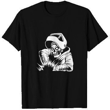 Discover Welder Skull Metal Worker Welding 7 T-Shirts