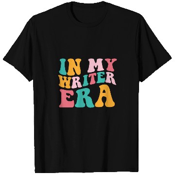 Discover In My Writer Era Groovy Book Writer T-Shirts