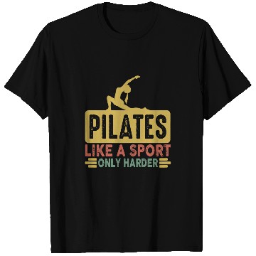 Discover Womens Funny Instructor Pilates Exercise Lover Yoga Teacher Class T-Shirts