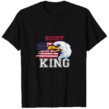 Discover Mens Rugby King Rugby Player T-Shirts