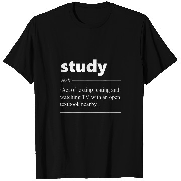 Discover Study Defintion Cool Gift for Student College Uni T-Shirts