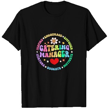 Discover Food Services Crew Cafeteria Worker Catering Manager T-Shirts