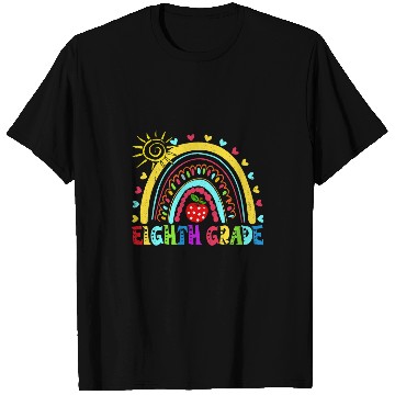 Discover student teacher eighth grade rainbow back to school T-Shirts