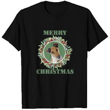 Discover Merry Christmas Fox Terrier Smooth T-Shirts