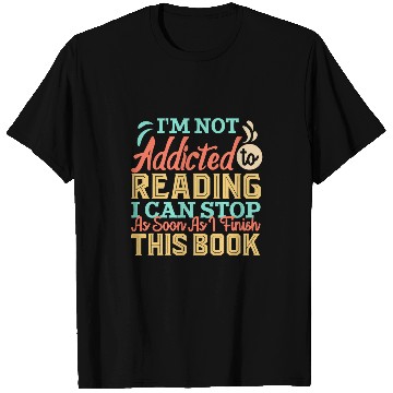 Discover Book Lover Quote Librarian Pun Book Reading Text Design T-Shirts
