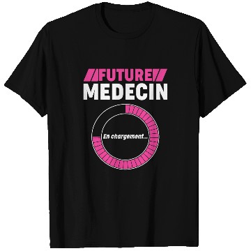 Discover Womens Future Doctor Student medicines Training Profession Care T-Shirts