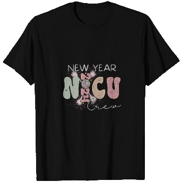 Discover Women NICU nurses New Year Crew Disco Ball RT Neonatal nurses T-Shirts