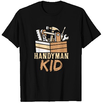 Discover Handyman Kid Hobby Worker Tinkerer Diy T-Shirts