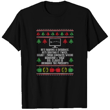 Discover Software Developer Computer Coding Programmer Ugly Christmas T-Shirts
