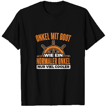 Discover Mens Uncle with Boat Much Cool Boat Sailor Captain T-Shirts
