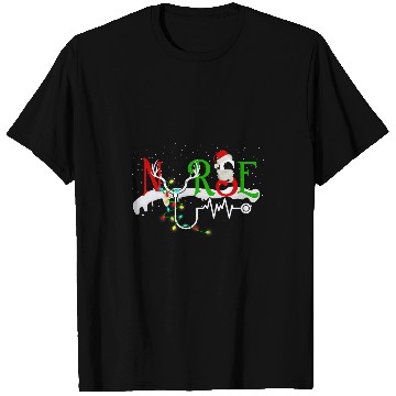 Discover Christmas nurses Nursing Cute Health Worker Christmas Pattern 2 T-Shirts