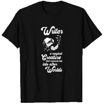 Discover Magical Creature Writer Writing Book Lover Novel Reading T-Shirts